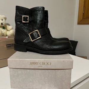 Jimmy Choo Moto boots.